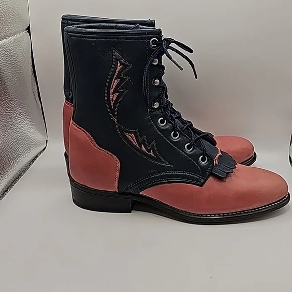 Laredo lace up boots, 9.5M - Picture 6 of 7